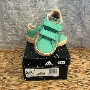 Toddler Grand Court Grogu Adidas Size 5.5